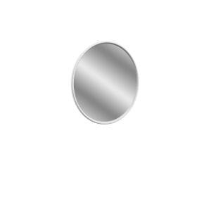 Idbury 550x550mm Round Mirror - Satin White Ash