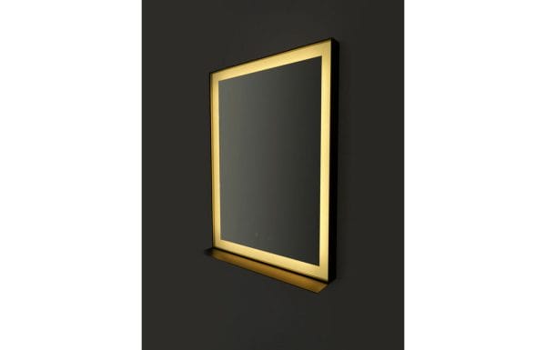 ashperton 800x600mm edge lit rectangular mirror black