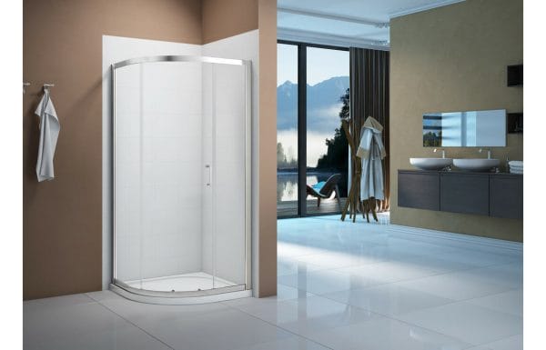 Merlyn Vivid Boost 1200x800mm 1 Door Offset Quadrant Shower Enclosure