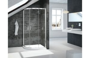 Merlyn Vivid Boost Loft 900mm 2 Door Quadrant Shower Enclosure