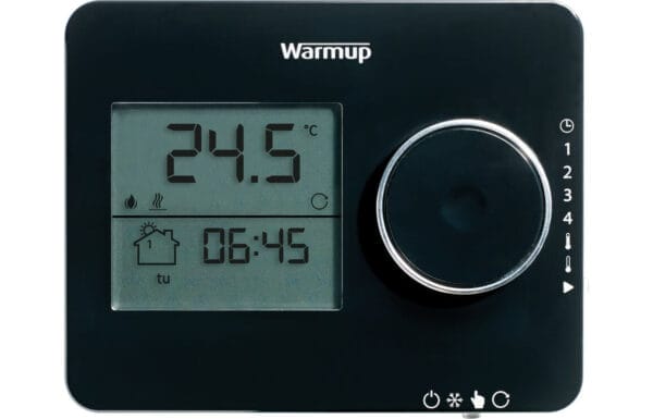 warmup tempo digital programmable thermostat piano black