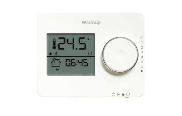 warmup tempo digital programmable thermostat porcelain white