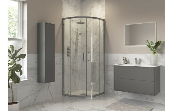 Winstone Morton 2 Door Quadrant Shower Enclosure - 900x900mm