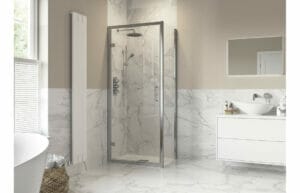 Winstone Morton Optional Hinged Shower Door Side Panel - 800mm