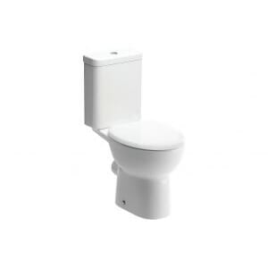 Woodstock Close Coupled Open Back WC & Soft Close Seat