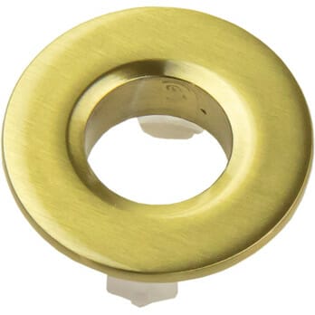 basin overflow ring brushed brass