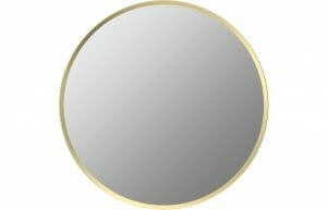 Adlestrop 600mm Round Mirror - Brushed Brass