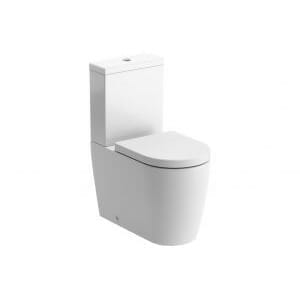 Charlton Rimless Close Coupled Fully Shrouded Comfort Height WC & S/C Seat