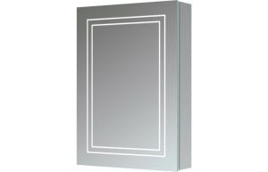 Fownhope 500mm 1 Door Front-Lit LED Mirror Cabinet