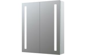 Hanley 600mm 2 Door Front-Lit LED Mirror Cabinet