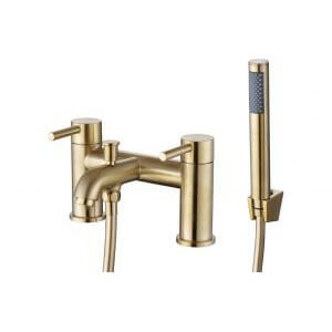 rissington bath shower mixer brushed brass
