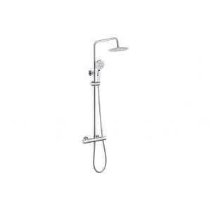 tackley cool touch thermostatic mixer shower w riser overhead kit