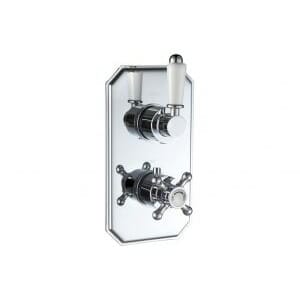 traditional lever thermostatic shower valve single outlet