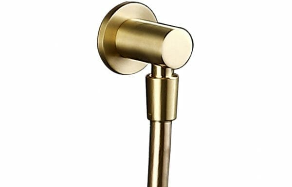 Wall Outlet Elbow - Brushed Brass