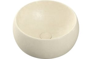Hakle 400mm Ceramic Washbowl - Stone Effect